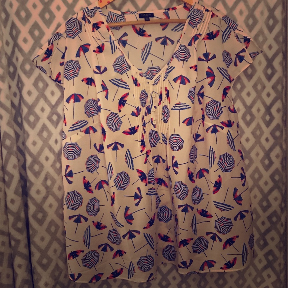 Talbots flutter sleeve top!